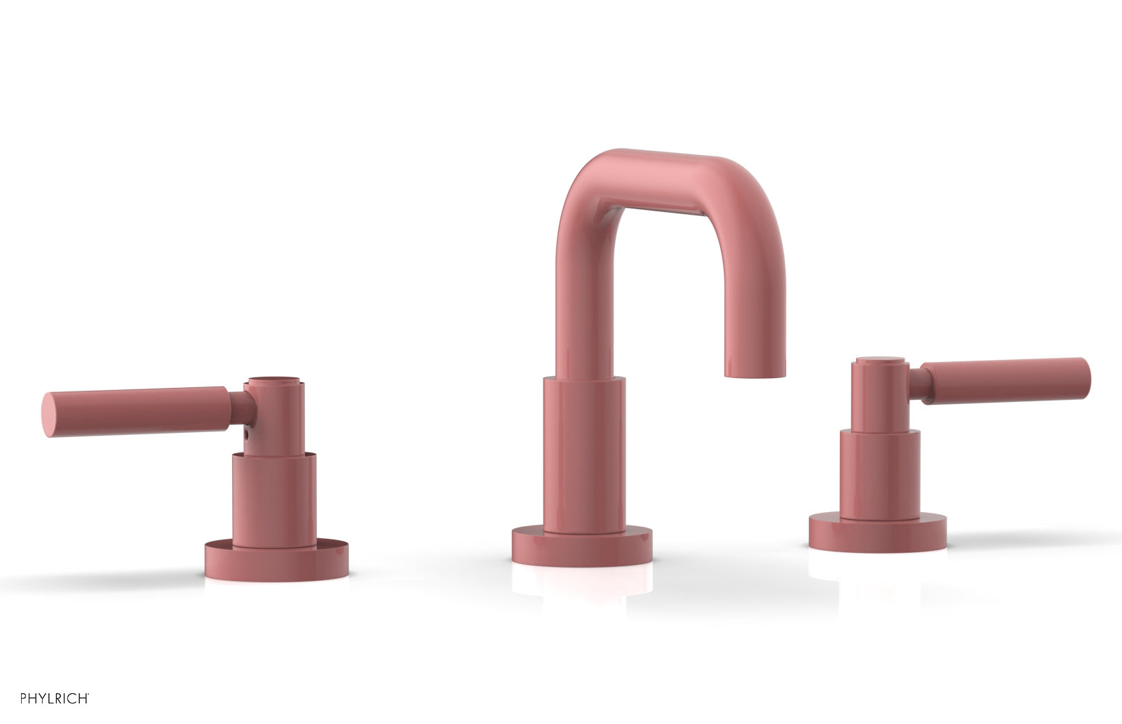 Phylrich BASIC Widespread Faucet, 6 3/8" High Spout, Lever Handles