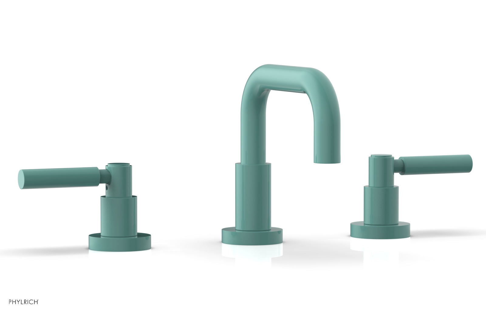 Phylrich BASIC Widespread Faucet, 6 3/8" High Spout, Lever Handles