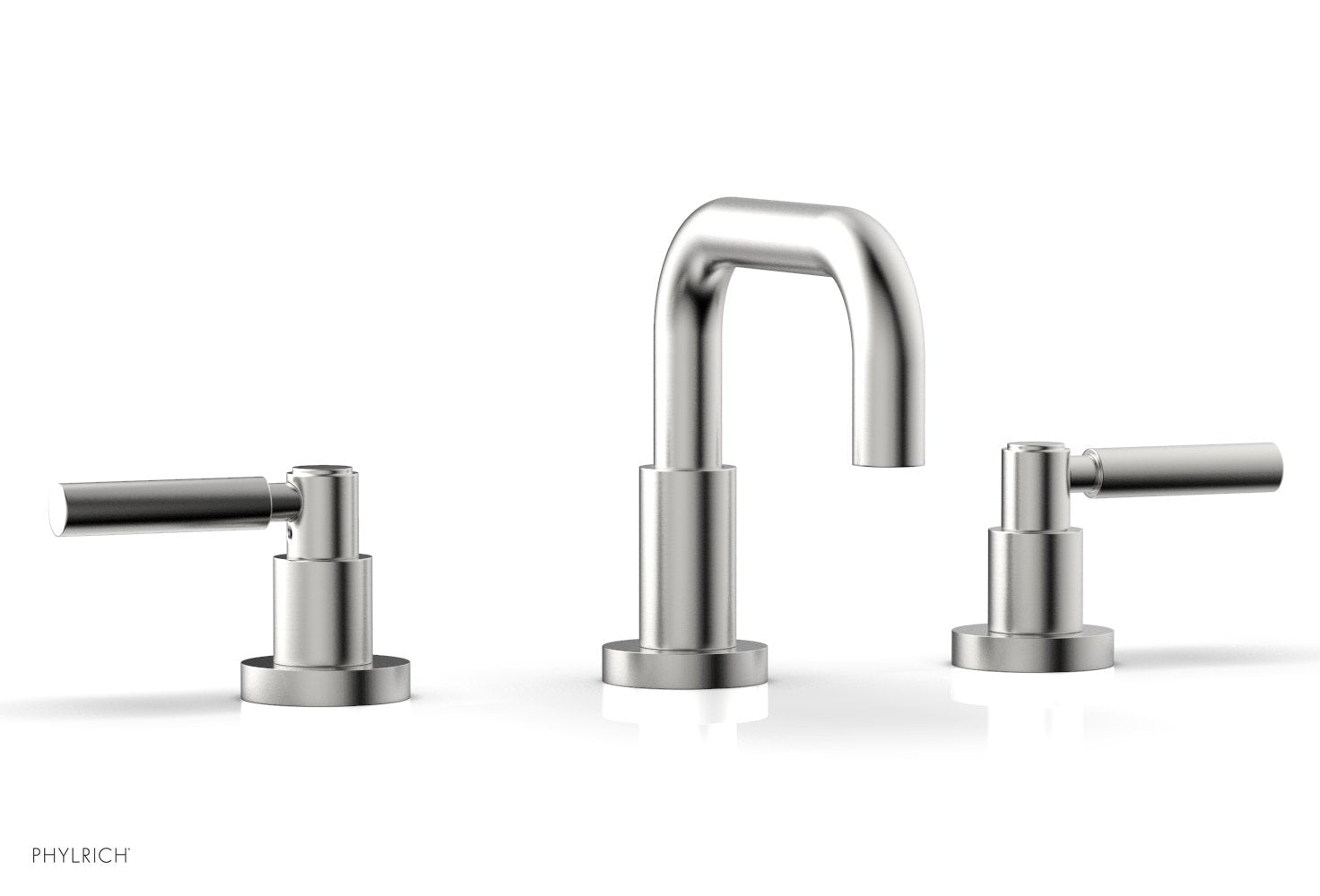 Phylrich BASIC Widespread Faucet, 6 3/8" High Spout, Lever Handles