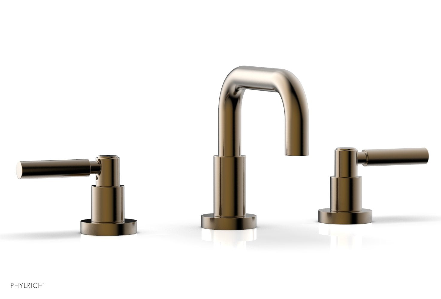 Phylrich BASIC Widespread Faucet, 6 3/8" High Spout, Lever Handles