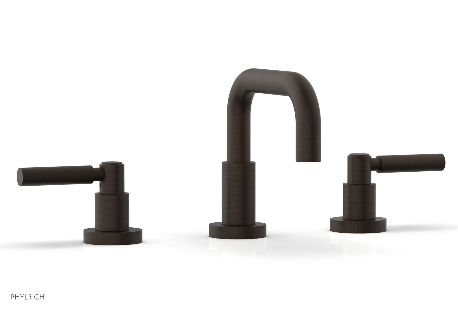 Phylrich BASIC Widespread Faucet, 6 3/8" High Spout, Lever Handles