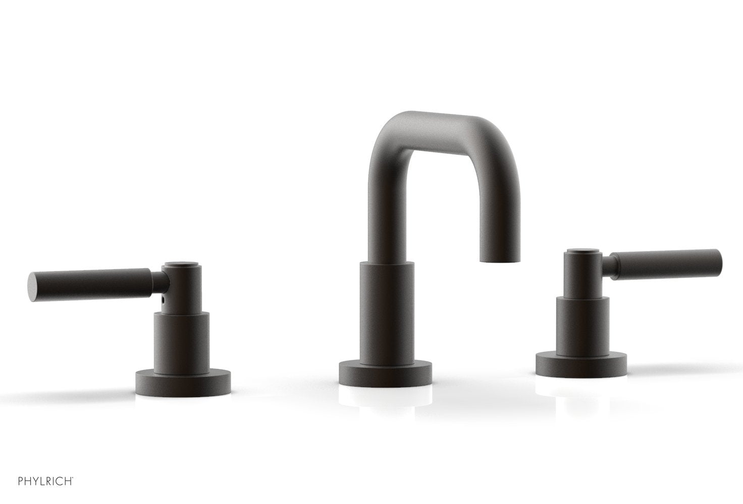 Phylrich BASIC Widespread Faucet, 6 3/8" High Spout, Lever Handles