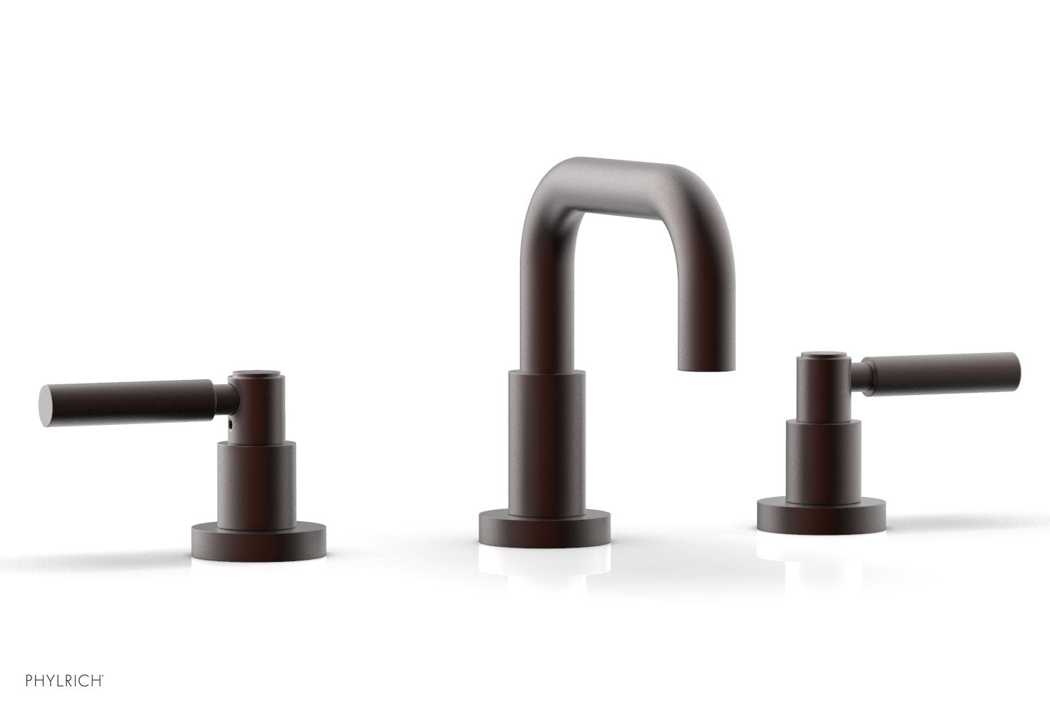 Phylrich BASIC Widespread Faucet, 6 3/8" High Spout, Lever Handles