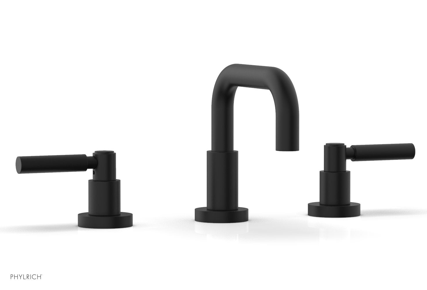 Phylrich BASIC Widespread Faucet, 6 3/8" High Spout, Lever Handles