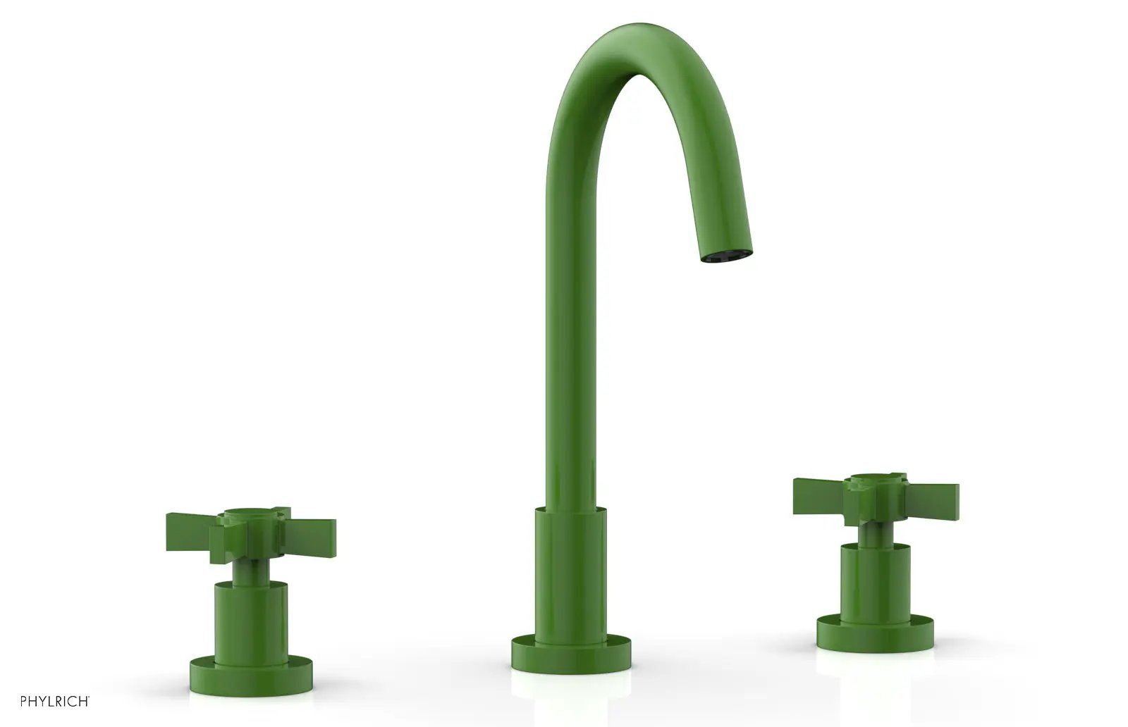 Phylrich BASIC Widespread Faucet, 10 1/2" High Spout, Blade Cross Handles by Phylrich