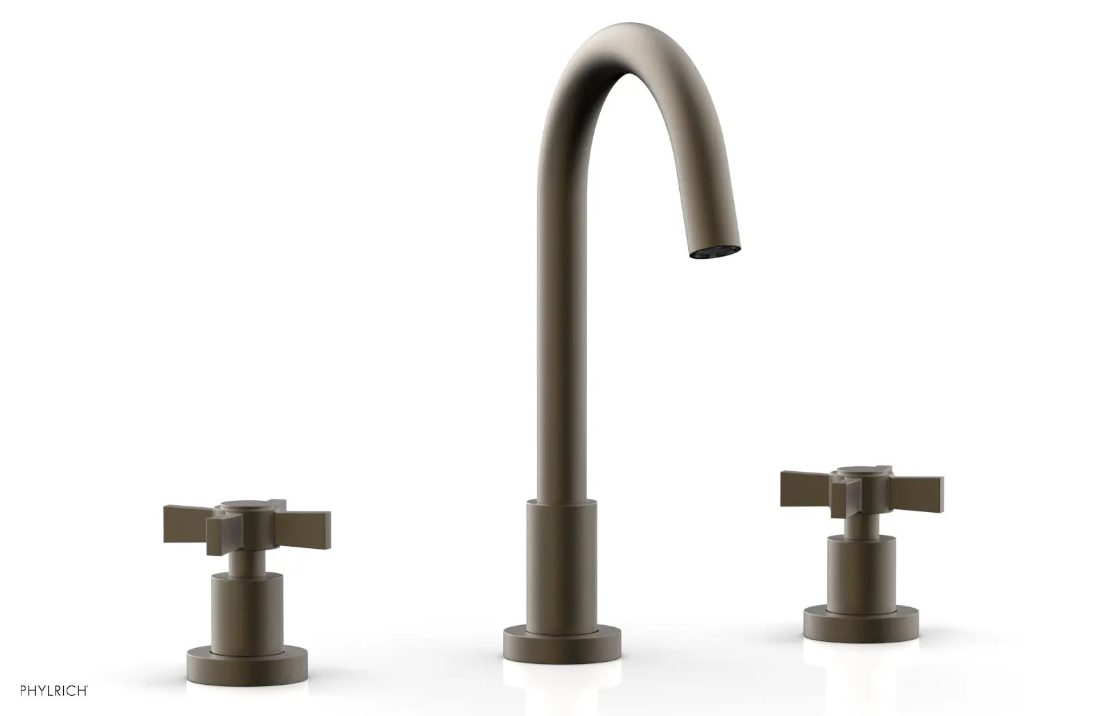Phylrich BASIC Widespread Faucet, 10 1/2" High Spout, Blade Cross Handles by Phylrich