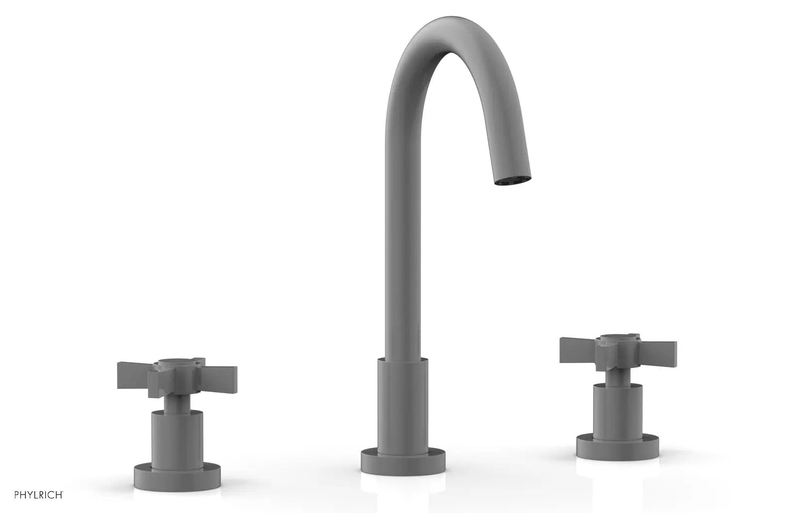 Phylrich BASIC Widespread Faucet, 10 1/2" High Spout, Blade Cross Handles by Phylrich
