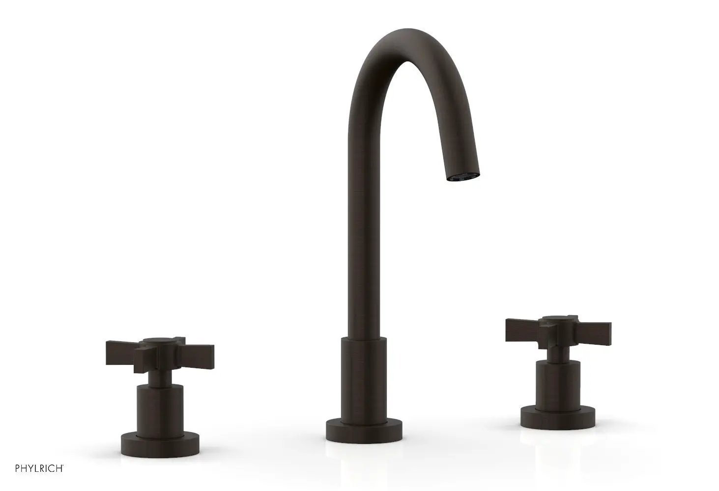 Phylrich BASIC Widespread Faucet, 10 1/2" High Spout, Blade Cross Handles by Phylrich