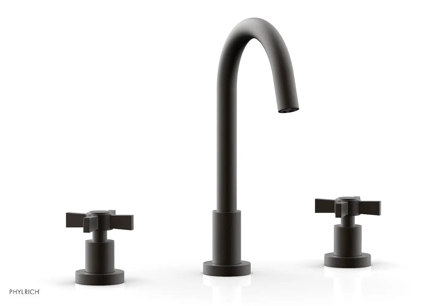 Phylrich BASIC Widespread Faucet, 10 1/2" High Spout, Blade Cross Handles by Phylrich