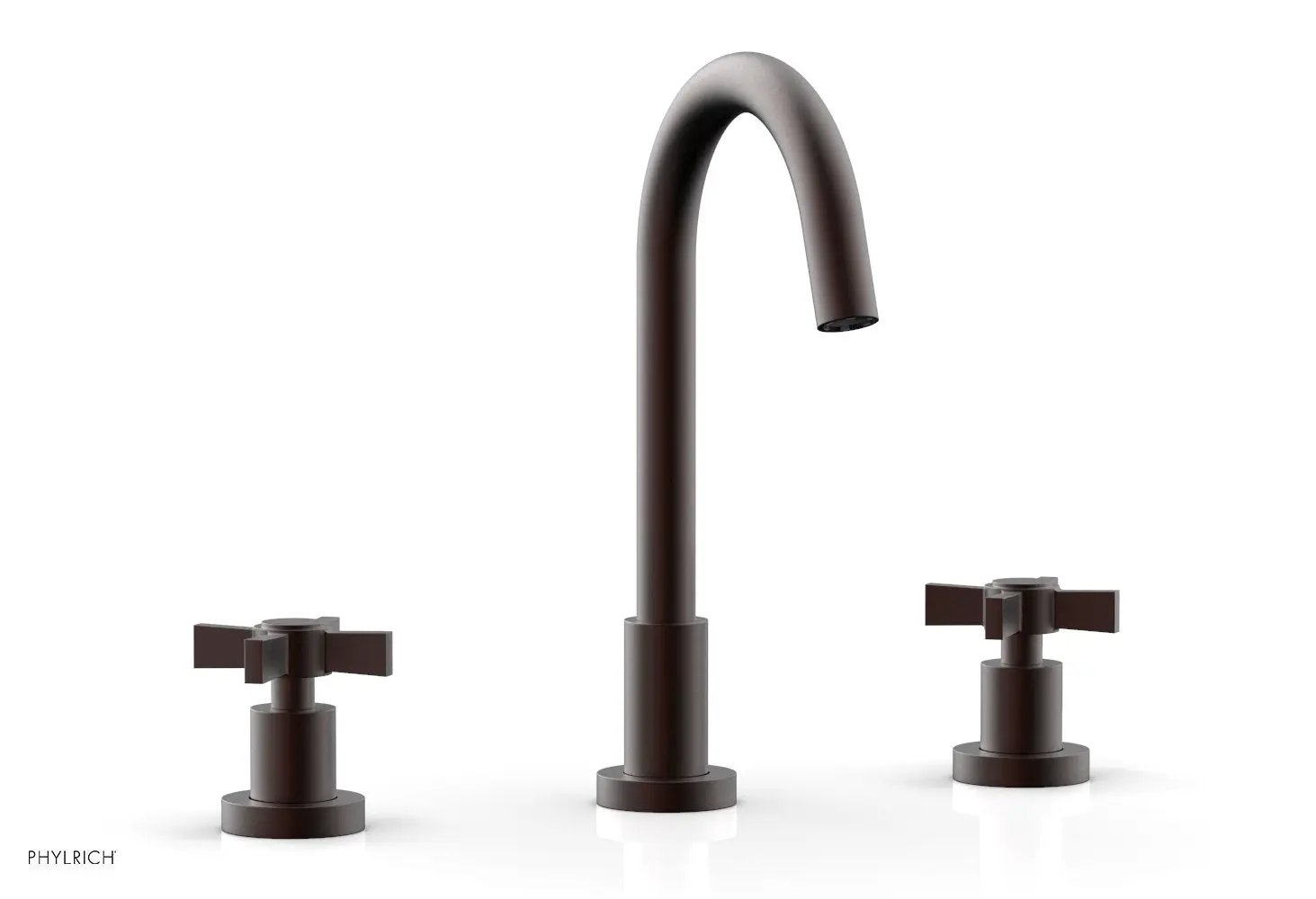 Phylrich BASIC Widespread Faucet, 10 1/2" High Spout, Blade Cross Handles by Phylrich