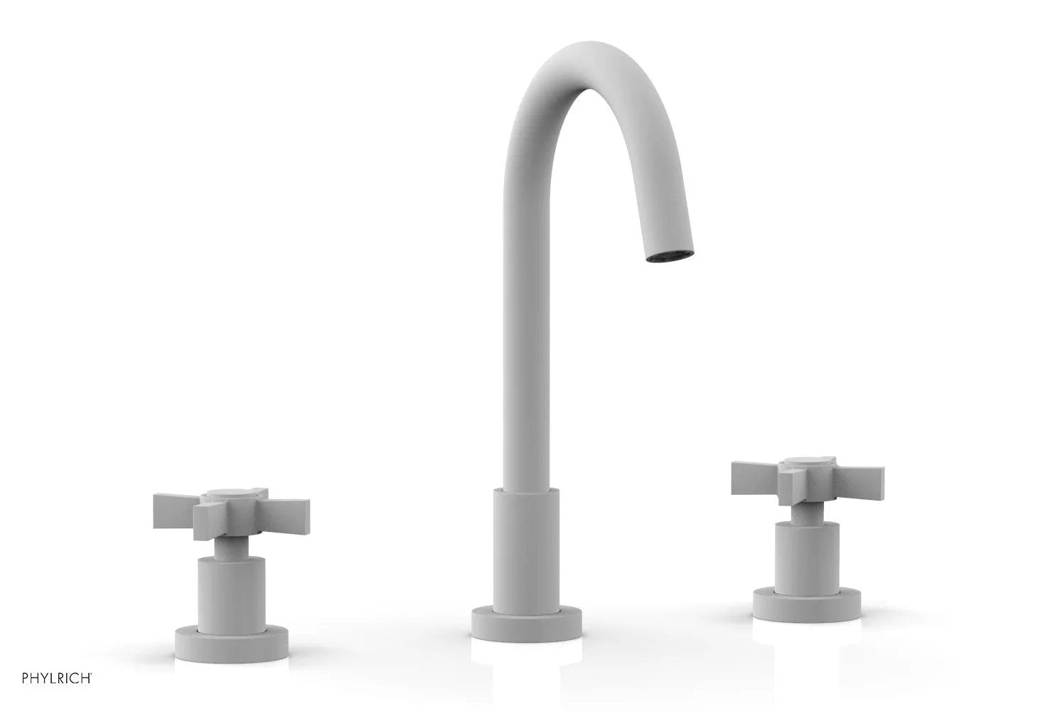 Phylrich BASIC Widespread Faucet, 10 1/2" High Spout, Blade Cross Handles by Phylrich