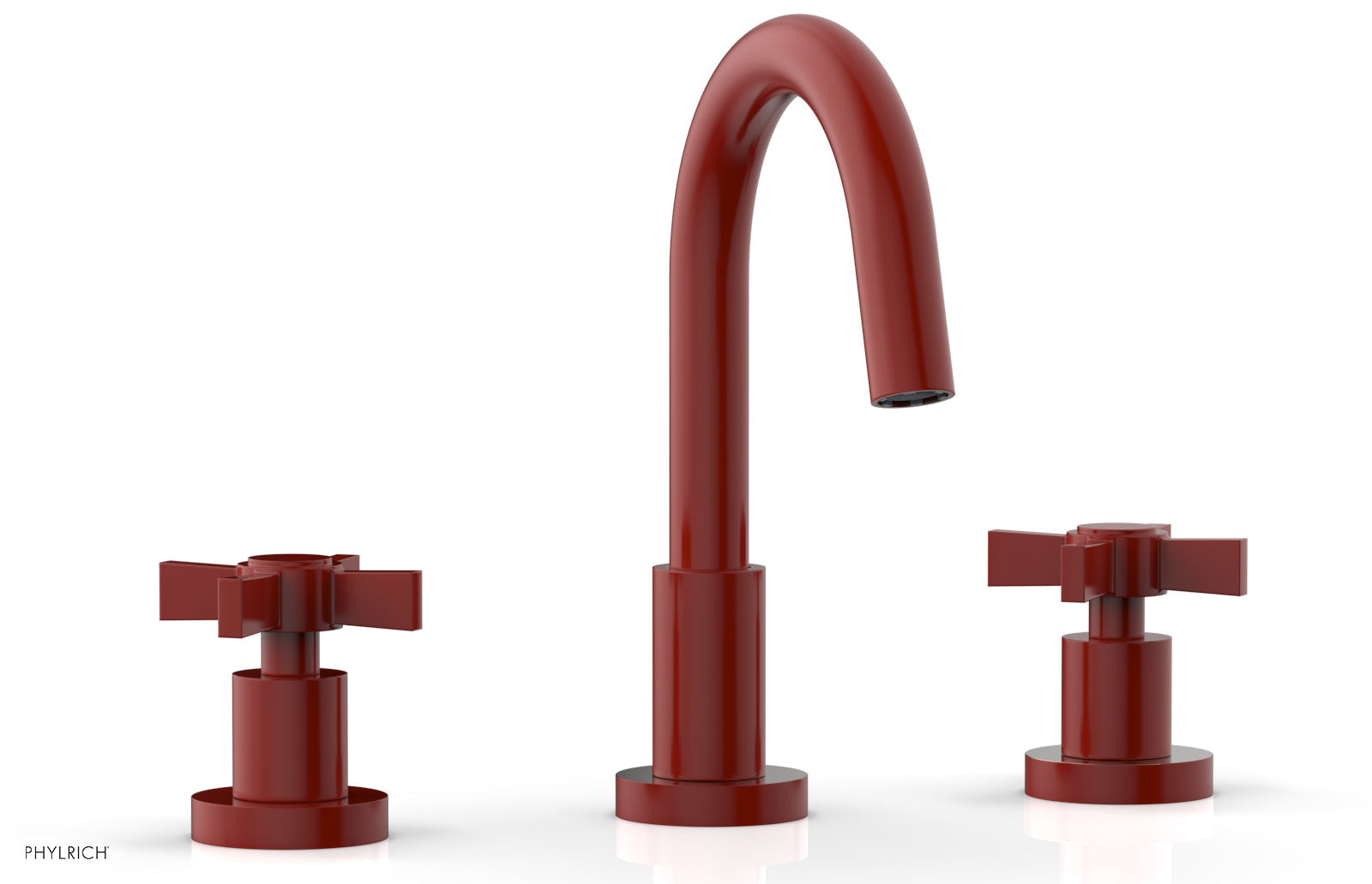 Phylrich BASIC Widespread Faucet, 8 1/2" High Spout, Blade Cross Handles by Phylrich