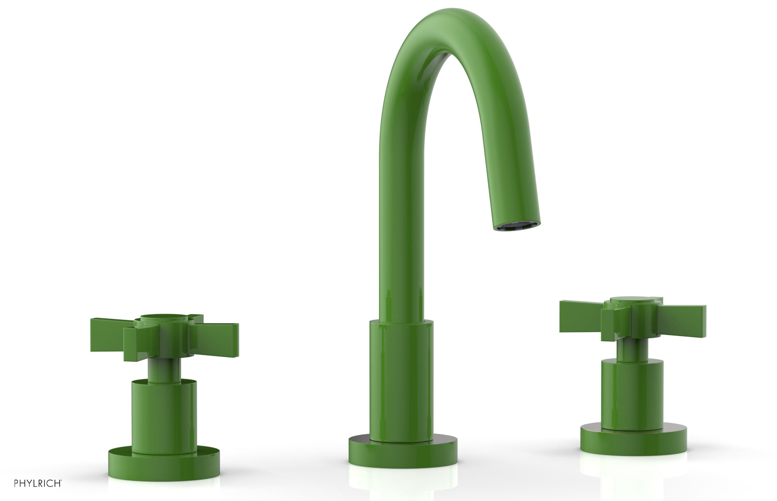 Phylrich BASIC Widespread Faucet, 8 1/2" High Spout, Blade Cross Handles by Phylrich