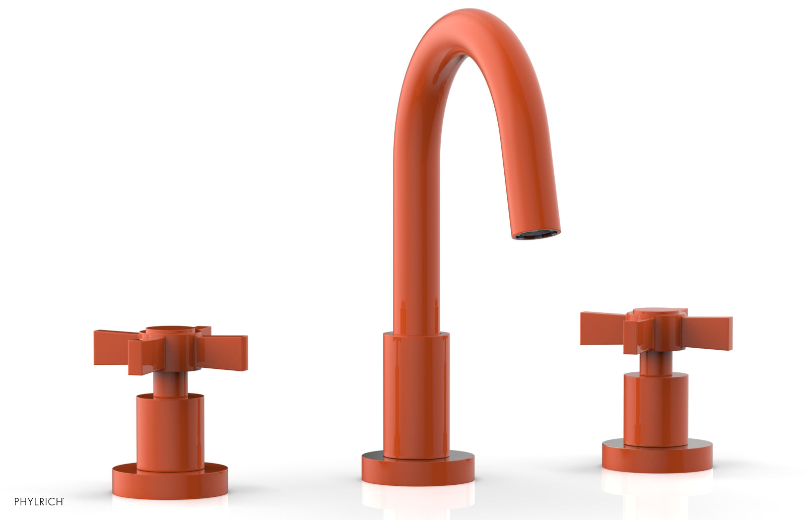 Phylrich BASIC Widespread Faucet, 8 1/2" High Spout, Blade Cross Handles by Phylrich