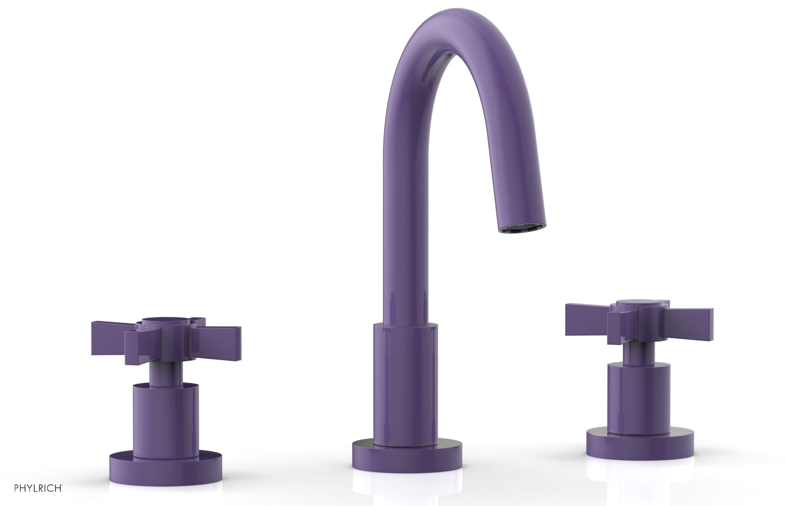 Phylrich BASIC Widespread Faucet, 8 1/2" High Spout, Blade Cross Handles by Phylrich
