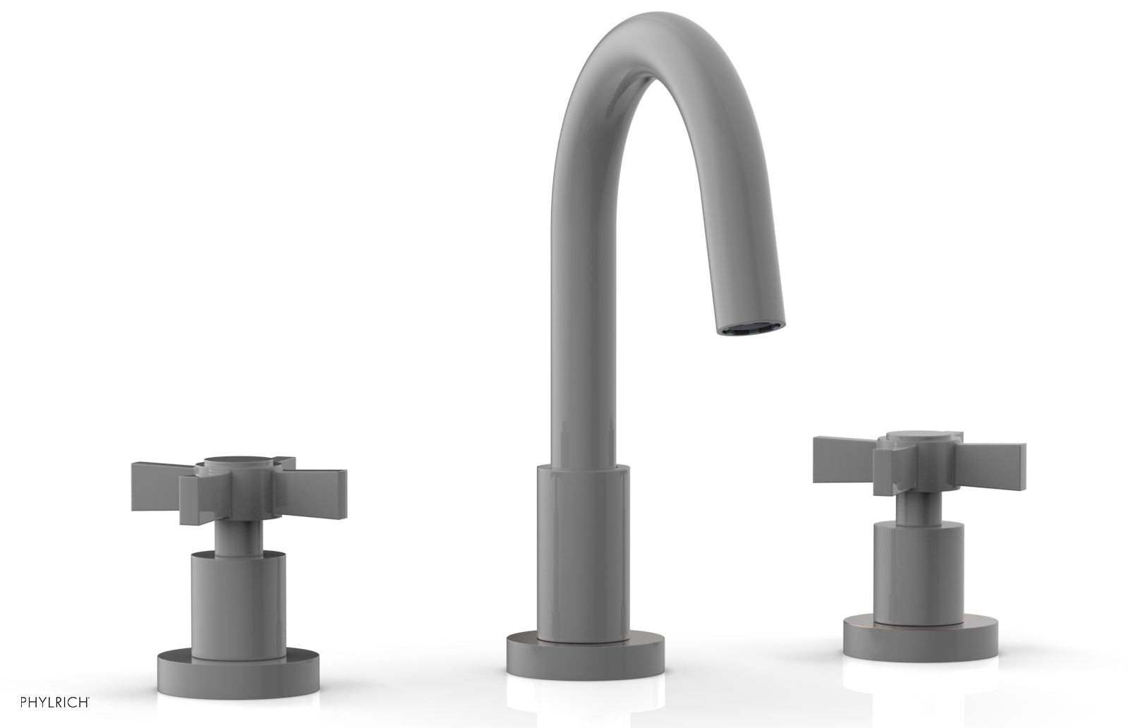Phylrich BASIC Widespread Faucet, 8 1/2" High Spout, Blade Cross Handles by Phylrich