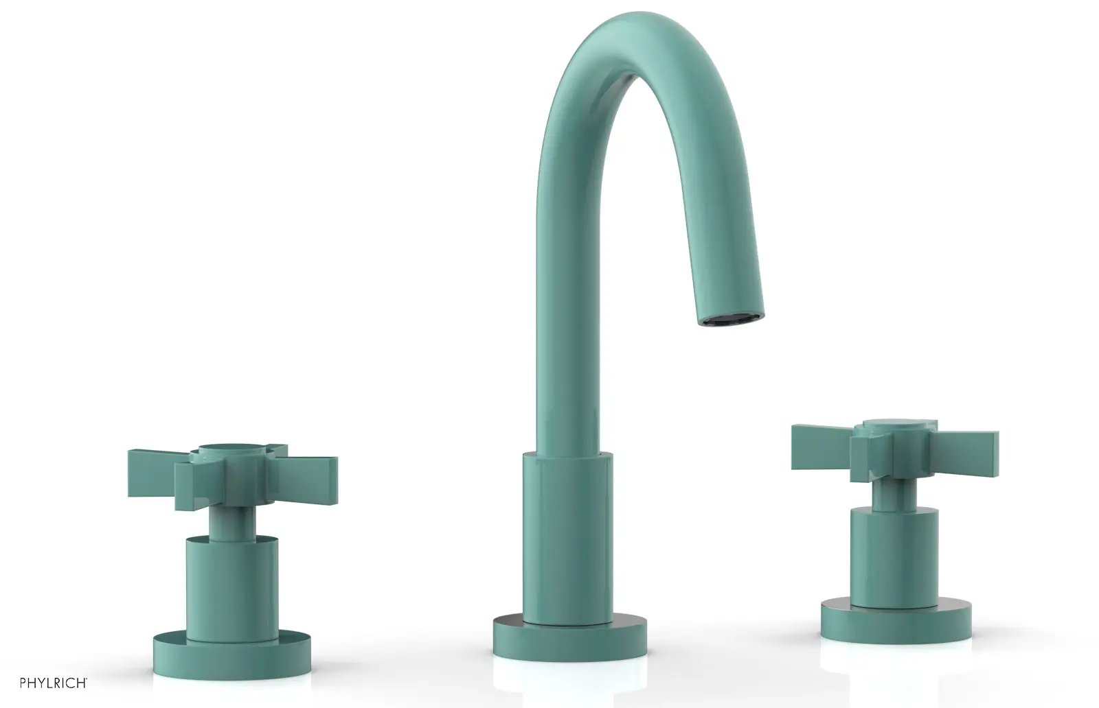 Phylrich BASIC Widespread Faucet, 8 1/2" High Spout, Blade Cross Handles by Phylrich