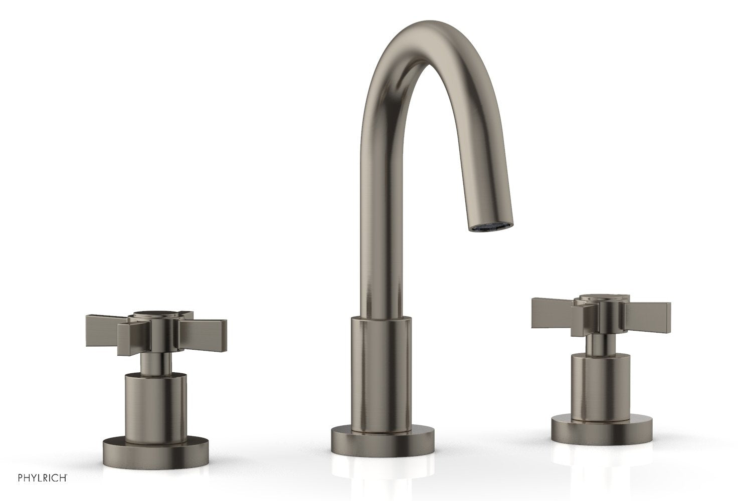 Phylrich BASIC Widespread Faucet, 8 1/2" High Spout, Blade Cross Handles by Phylrich