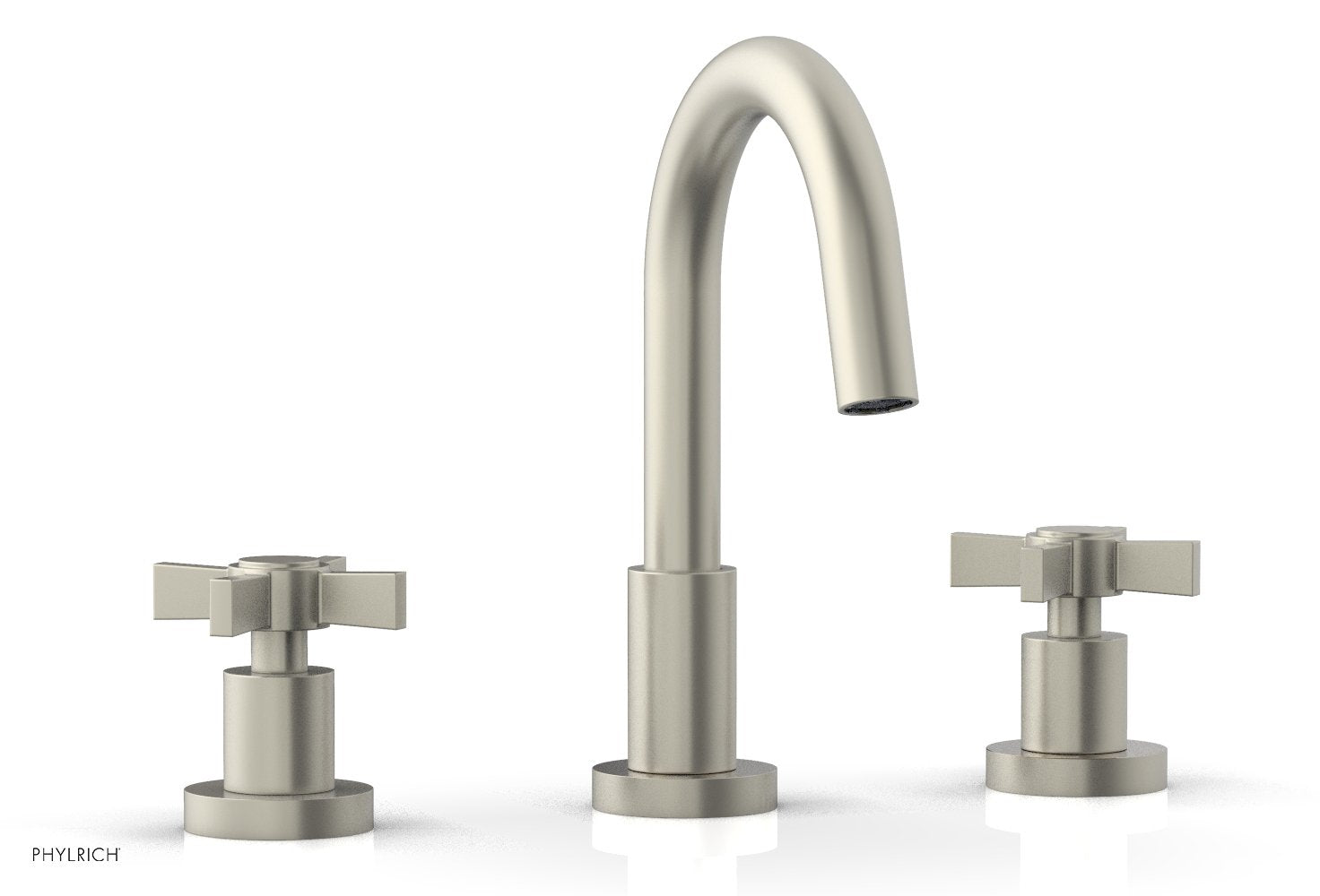 Phylrich BASIC Widespread Faucet, 8 1/2" High Spout, Blade Cross Handles by Phylrich