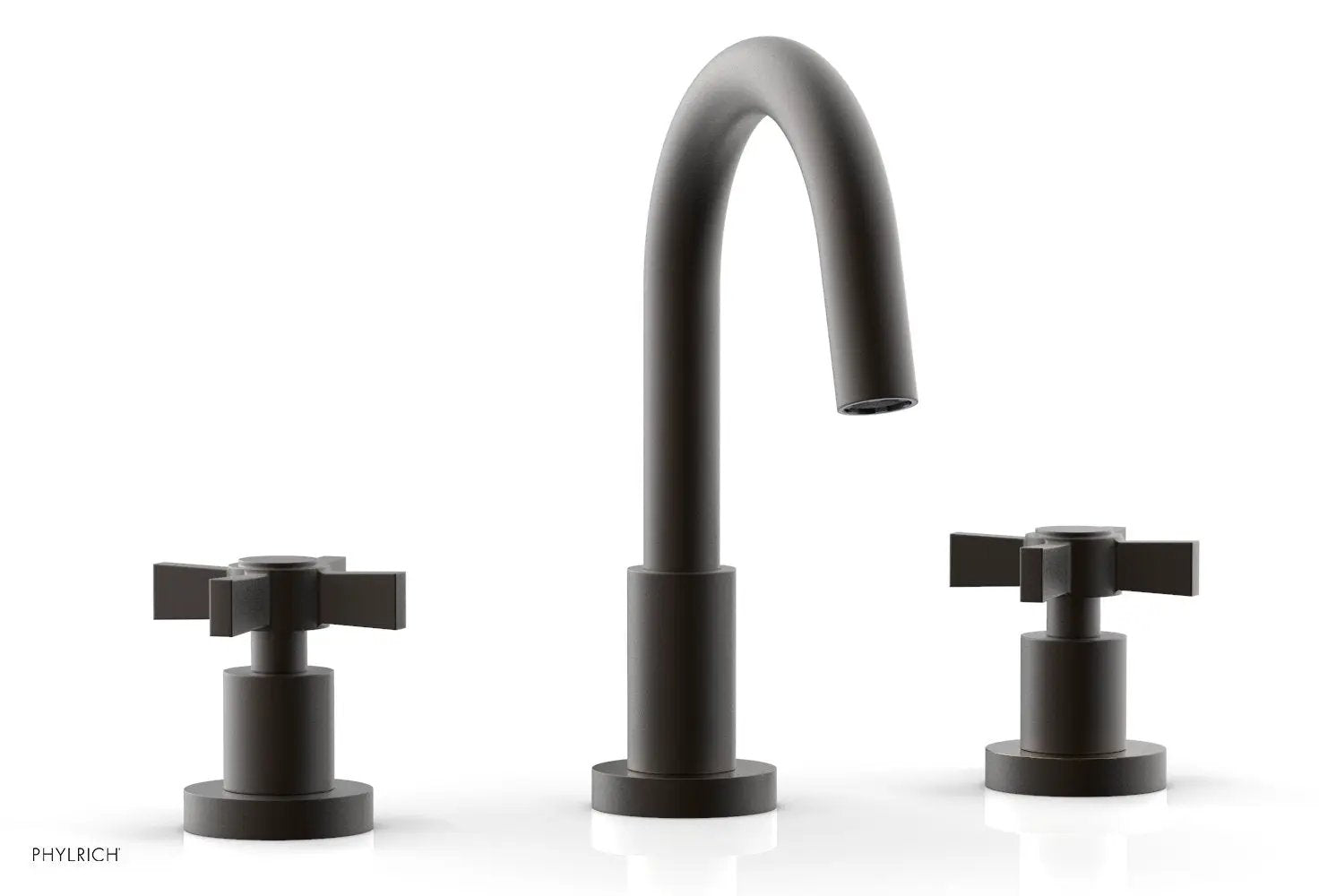 Phylrich BASIC Widespread Faucet, 8 1/2" High Spout, Blade Cross Handles by Phylrich