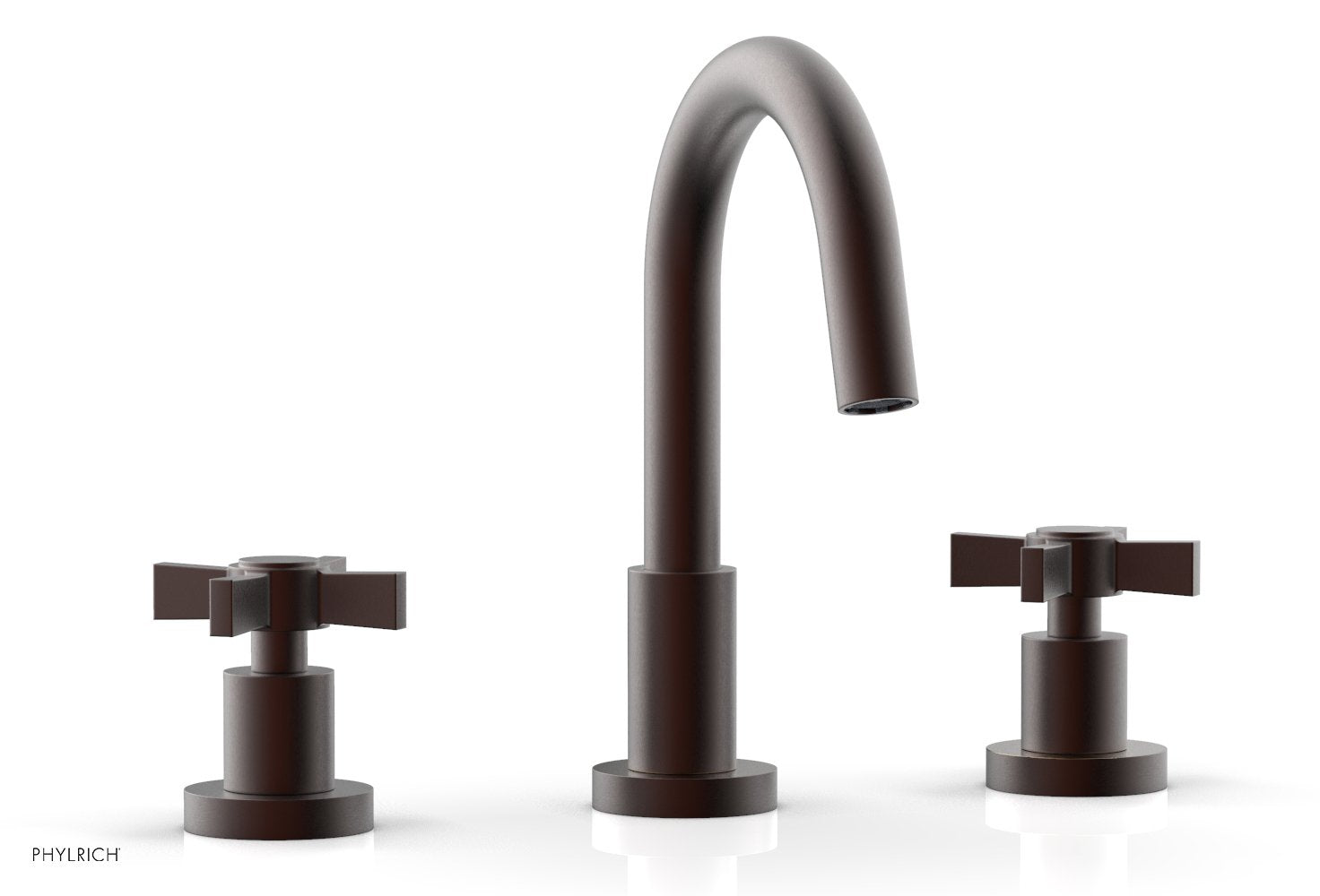 Phylrich BASIC Widespread Faucet, 8 1/2" High Spout, Blade Cross Handles by Phylrich