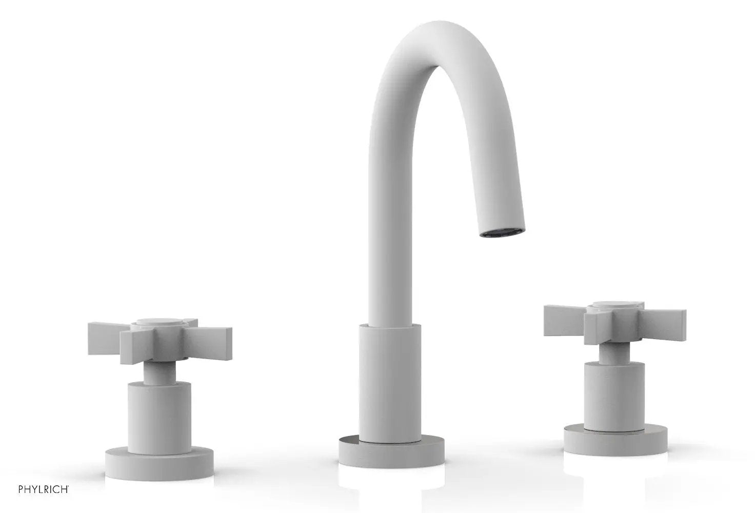 Phylrich BASIC Widespread Faucet, 8 1/2" High Spout, Blade Cross Handles by Phylrich