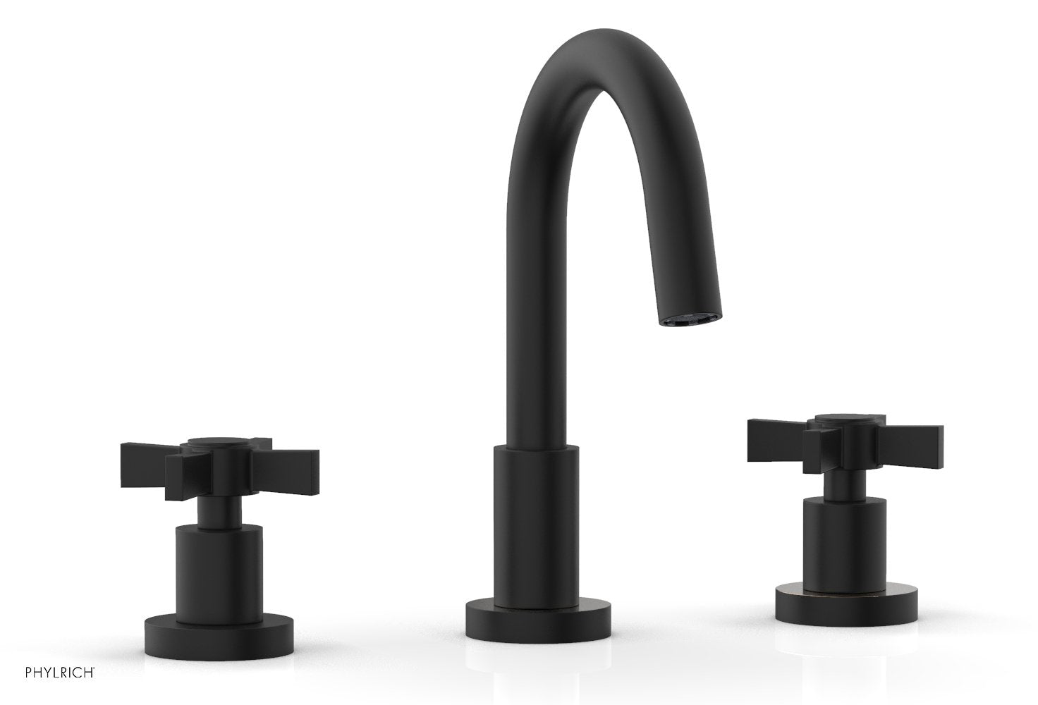 Phylrich BASIC Widespread Faucet, 8 1/2" High Spout, Blade Cross Handles by Phylrich