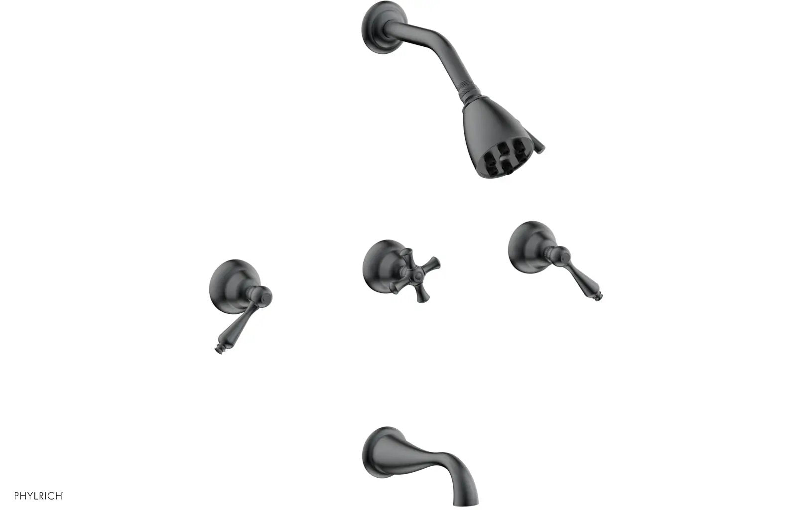 Phylrich REVERE & SAVANNAH Three Handle Tub and Shower Set by Phylrich