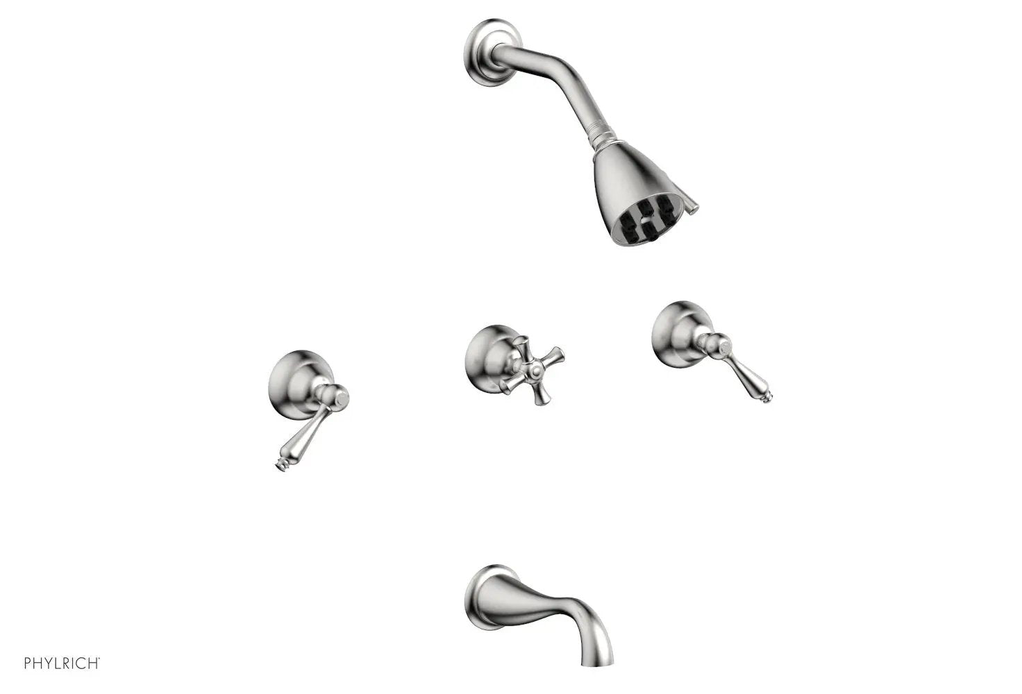 Phylrich REVERE & SAVANNAH Three Handle Tub and Shower Set by Phylrich