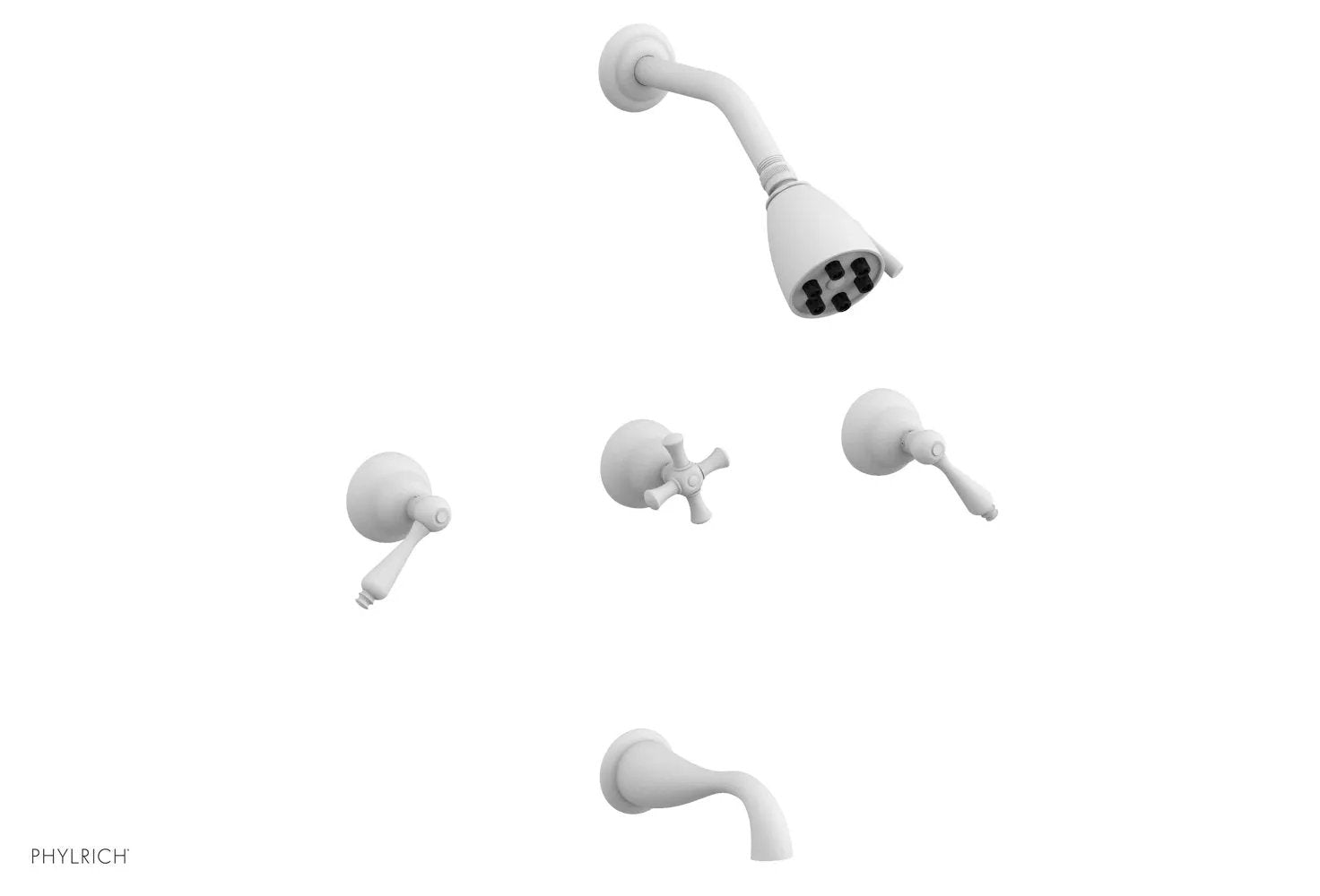 Phylrich REVERE & SAVANNAH Three Handle Tub and Shower Set by Phylrich