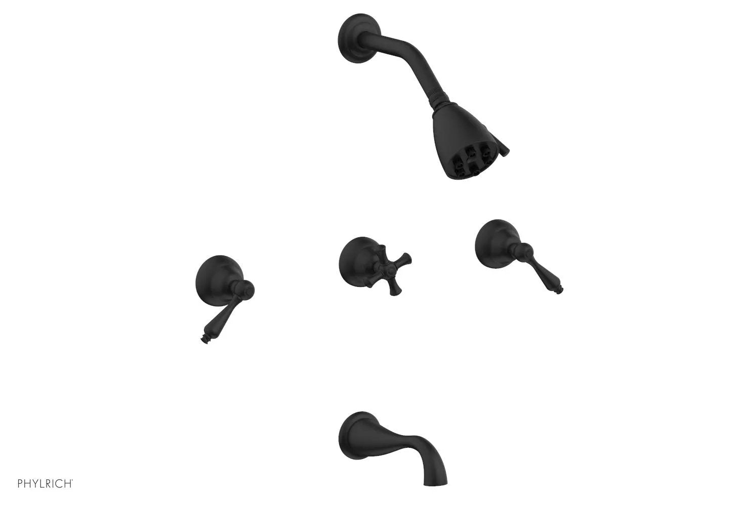 Phylrich REVERE & SAVANNAH Three Handle Tub and Shower Set by Phylrich