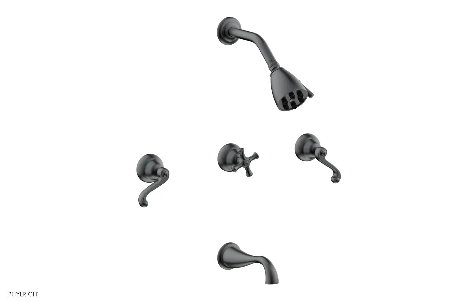 Phylrich REVERE & SAVANNAH Three Handle Tub and Shower Set by Phylrich