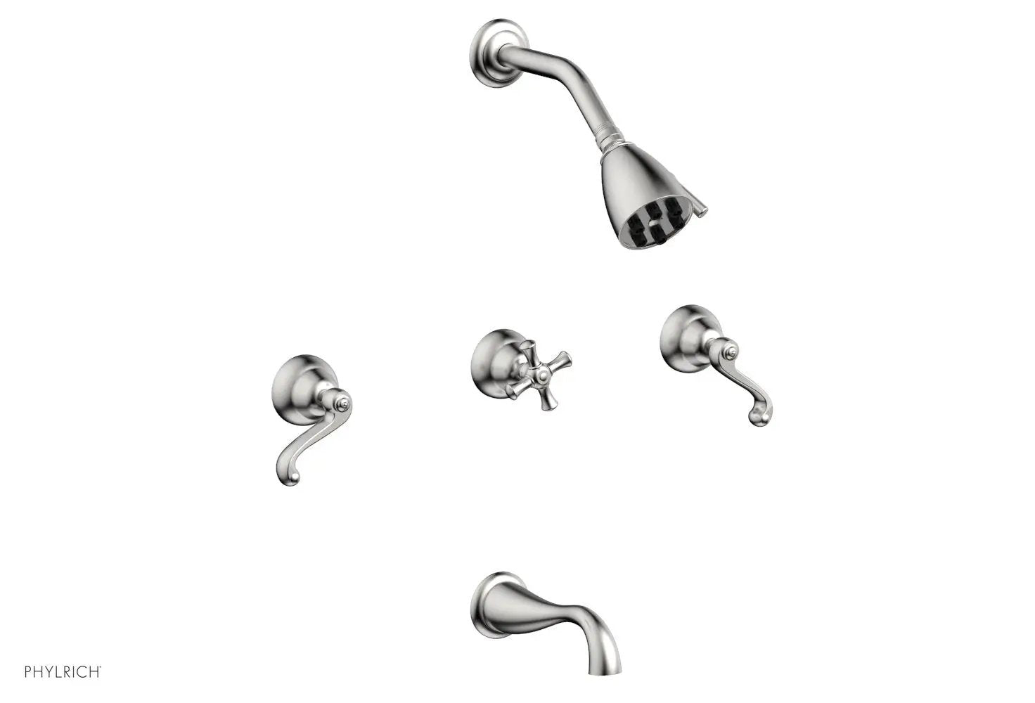 Phylrich REVERE & SAVANNAH Three Handle Tub and Shower Set by Phylrich