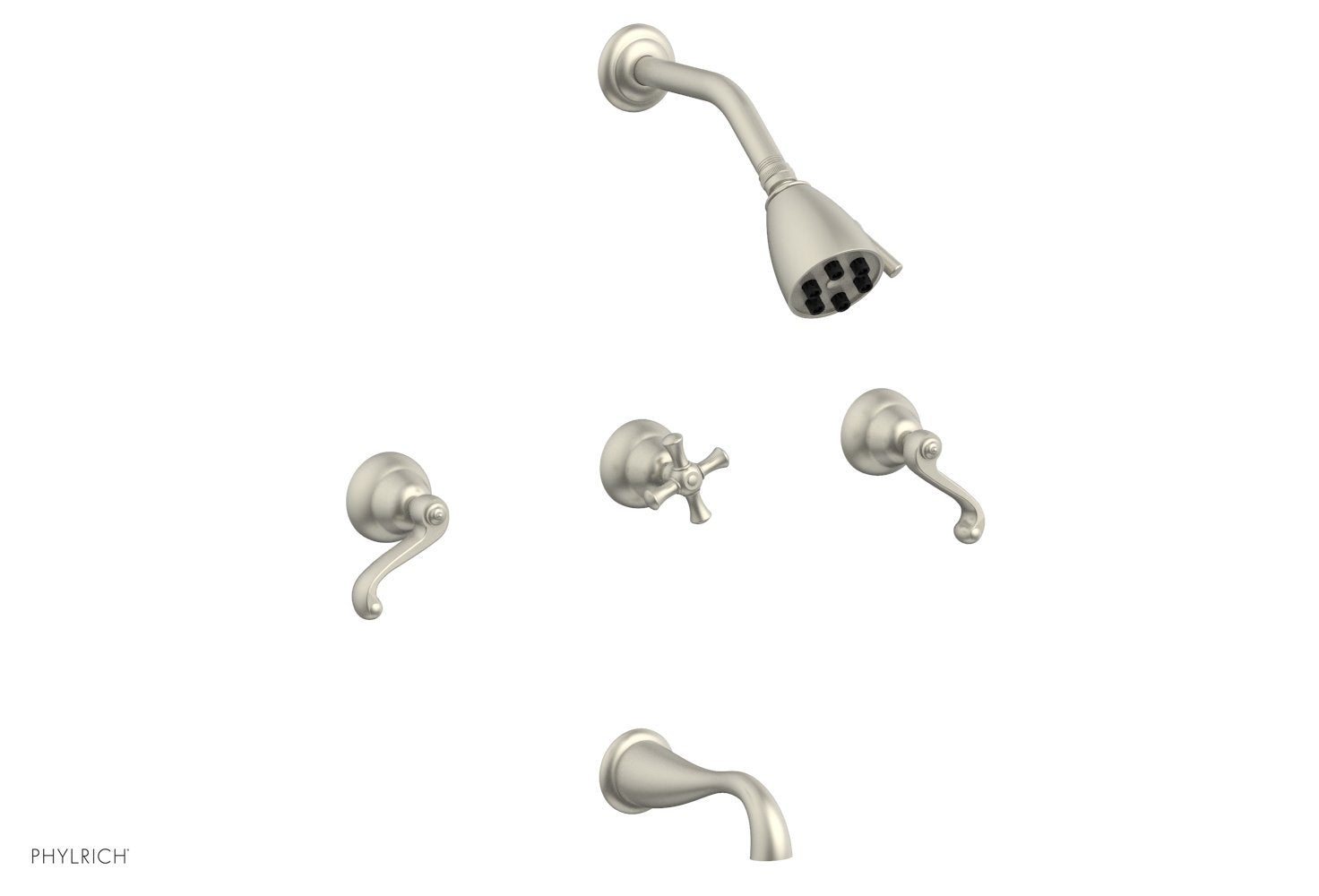 Phylrich REVERE & SAVANNAH Three Handle Tub and Shower Set by Phylrich