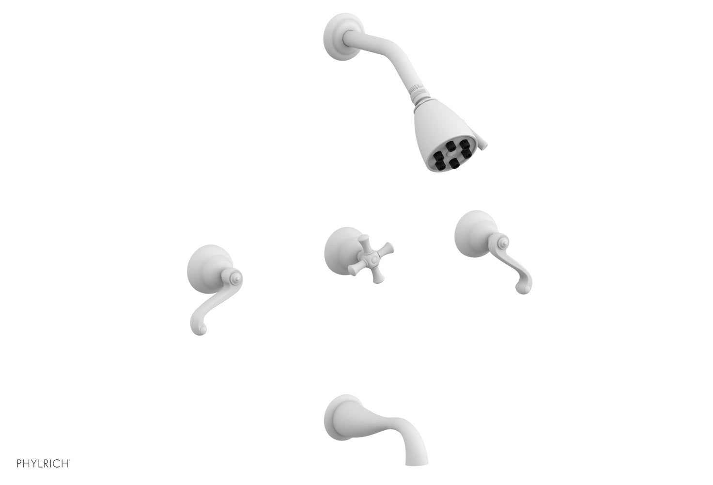 Phylrich REVERE & SAVANNAH Three Handle Tub and Shower Set by Phylrich