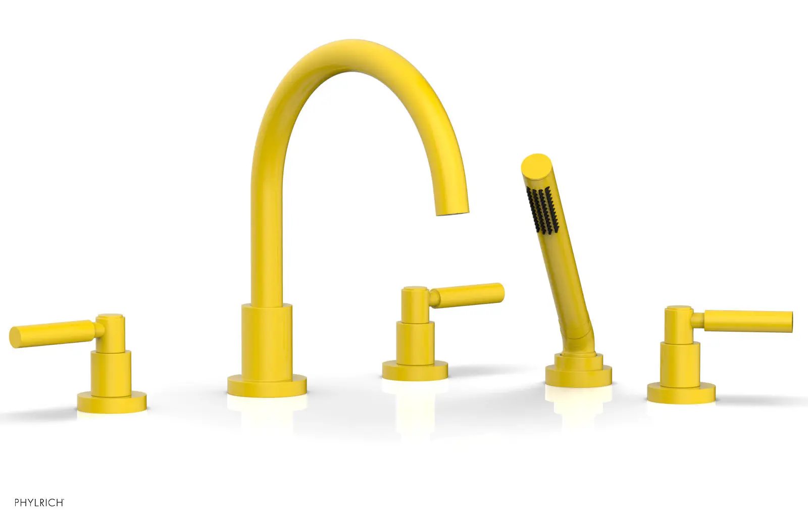 Phylrich BASIC Deck Tub Set with Hand Shower - Lever Handles by Phylrich