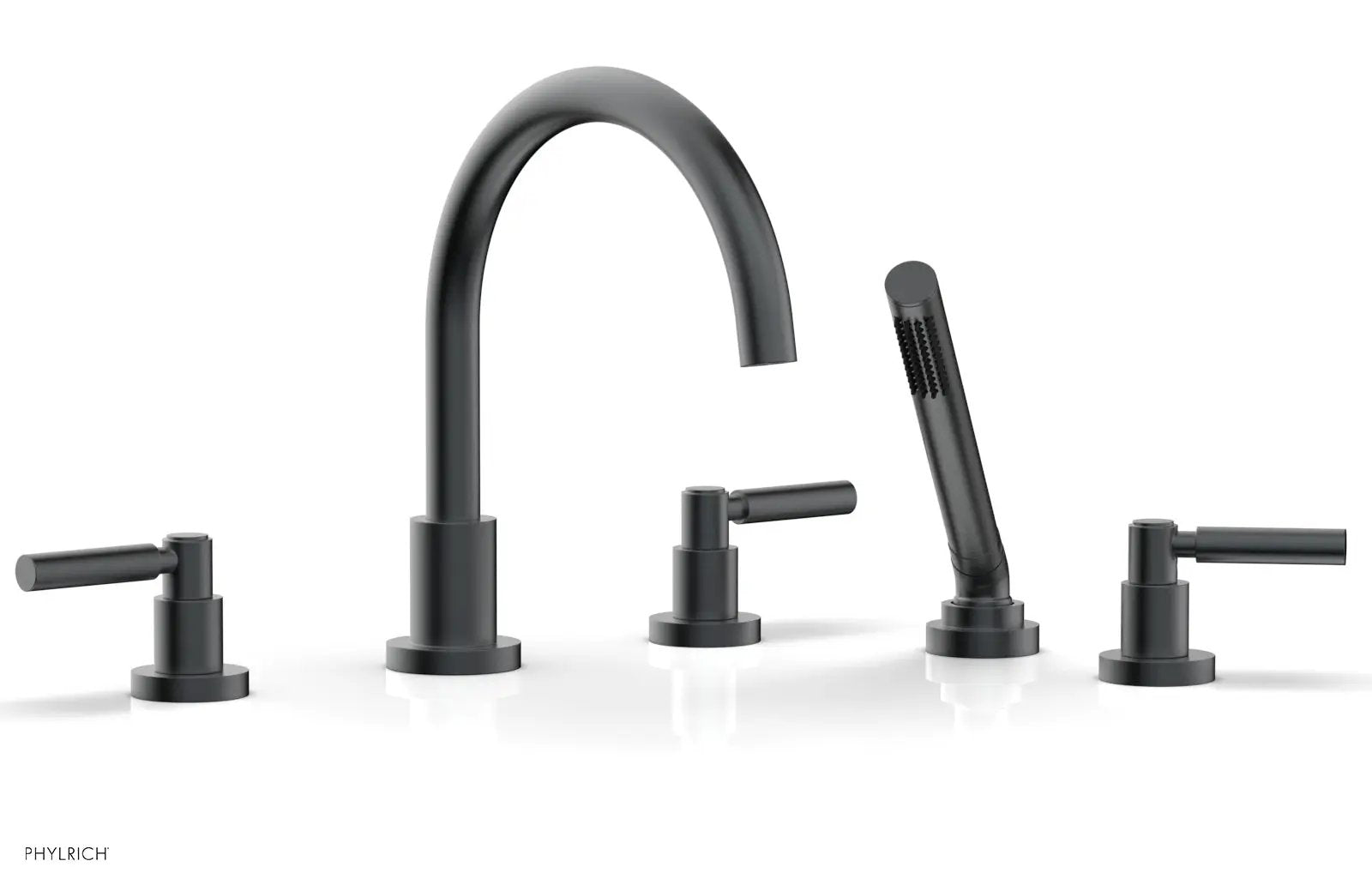 Phylrich BASIC Deck Tub Set with Hand Shower - Lever Handles by Phylrich