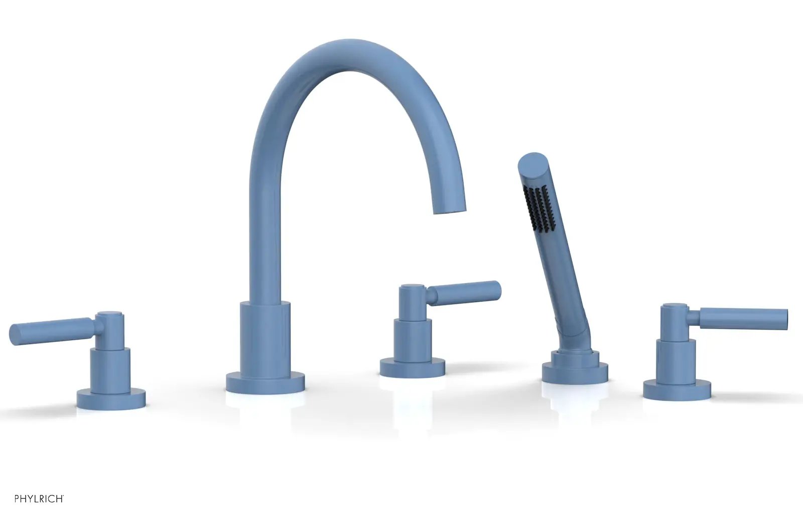 Phylrich BASIC Deck Tub Set with Hand Shower - Lever Handles by Phylrich