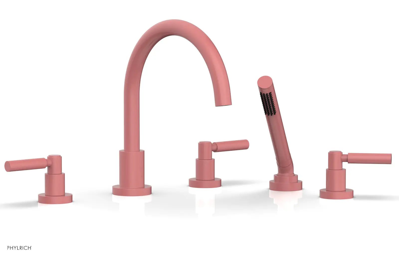 Phylrich BASIC Deck Tub Set with Hand Shower - Lever Handles by Phylrich