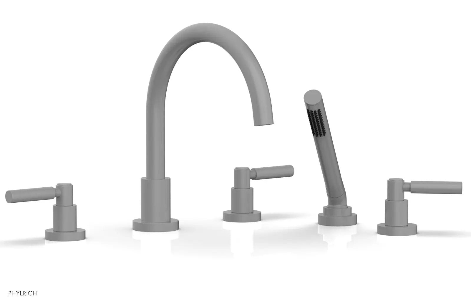 Phylrich BASIC Deck Tub Set with Hand Shower - Lever Handles by Phylrich
