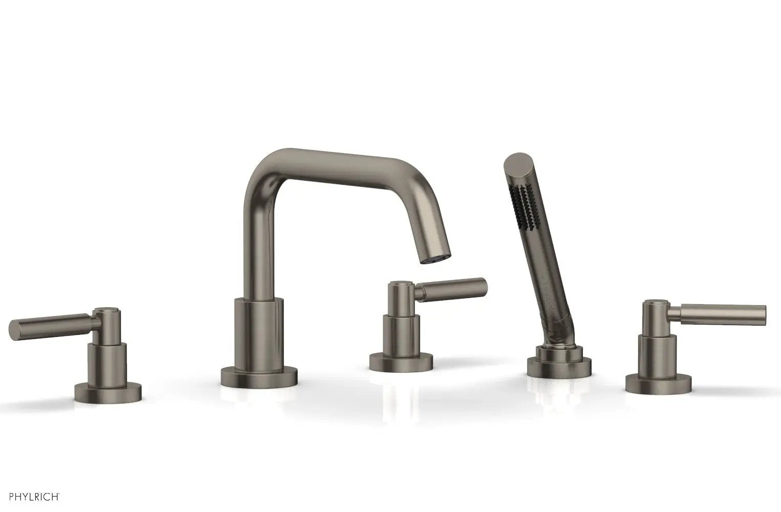 Phylrich BASIC Deck Tub Set with Hand Shower - Lever Handles by Phylrich