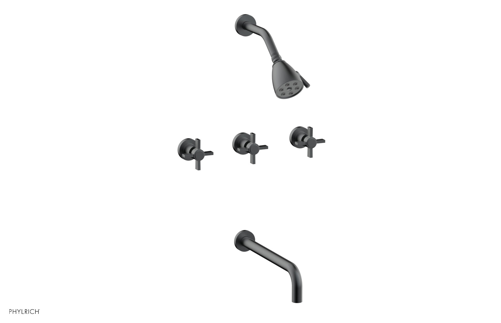 Phylrich BASIC Pressure Balance Tub and Shower Set - 12" Spout