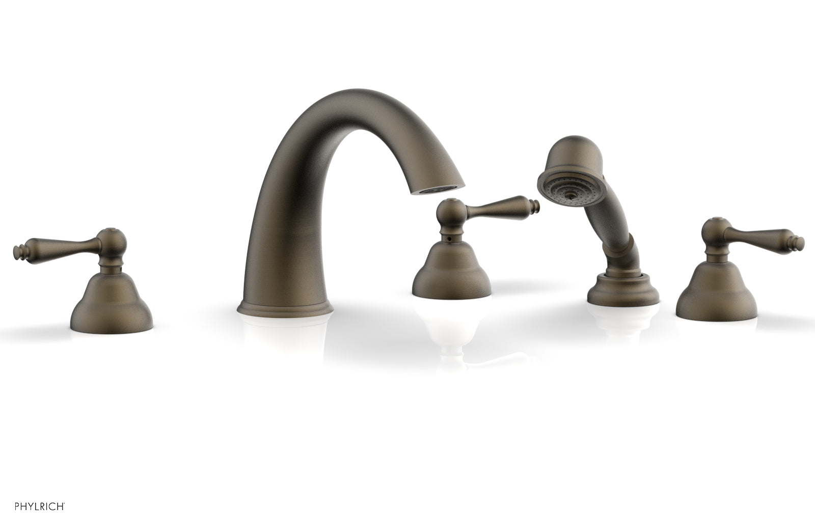 Phylrich REVERE & SAVANNAH Deck Tub Set with Hand Shower