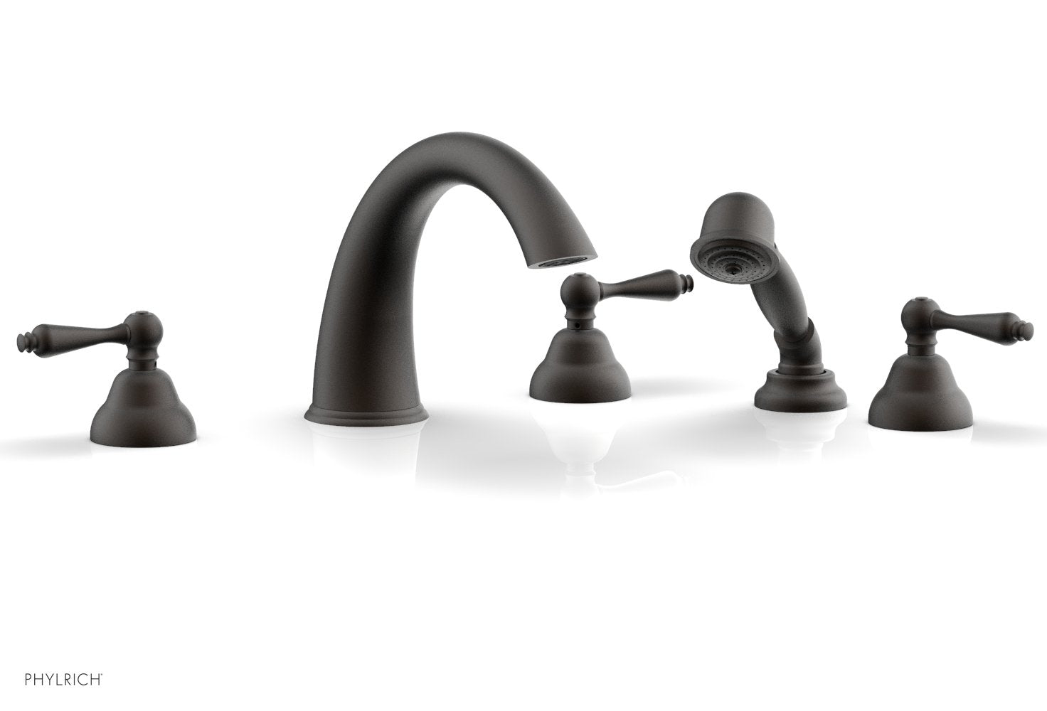 Phylrich REVERE & SAVANNAH Deck Tub Set with Hand Shower