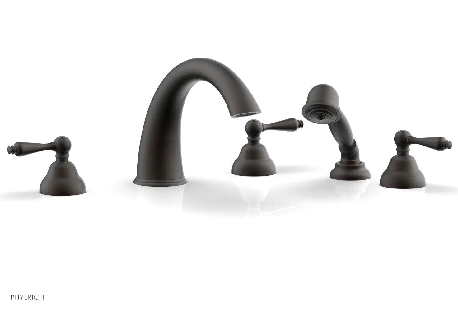 Phylrich REVERE & SAVANNAH Deck Tub Set with Hand Shower by Phylrich