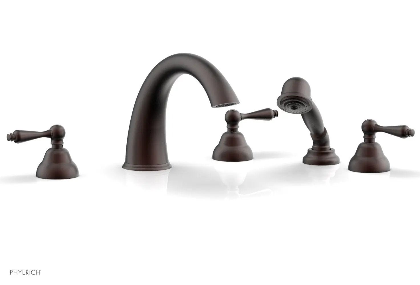 Phylrich REVERE & SAVANNAH Deck Tub Set with Hand Shower by Phylrich
