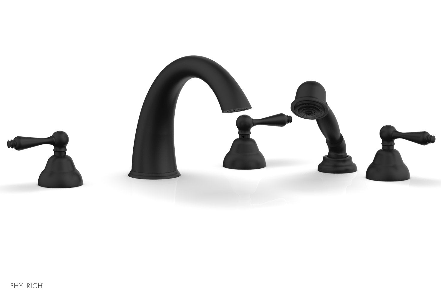 Phylrich REVERE & SAVANNAH Deck Tub Set with Hand Shower