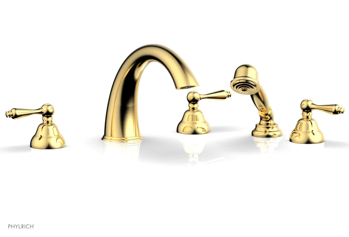 Phylrich REVERE & SAVANNAH Deck Tub Set with Hand Shower by Phylrich