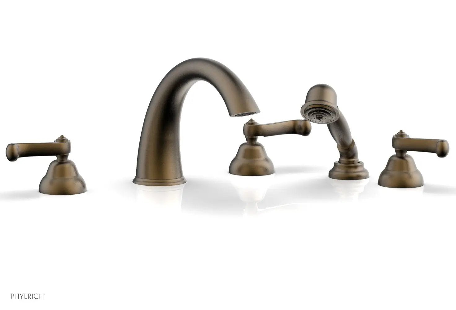 Phylrich REVERE & SAVANNAH Deck Tub Set with Hand Shower by Phylrich