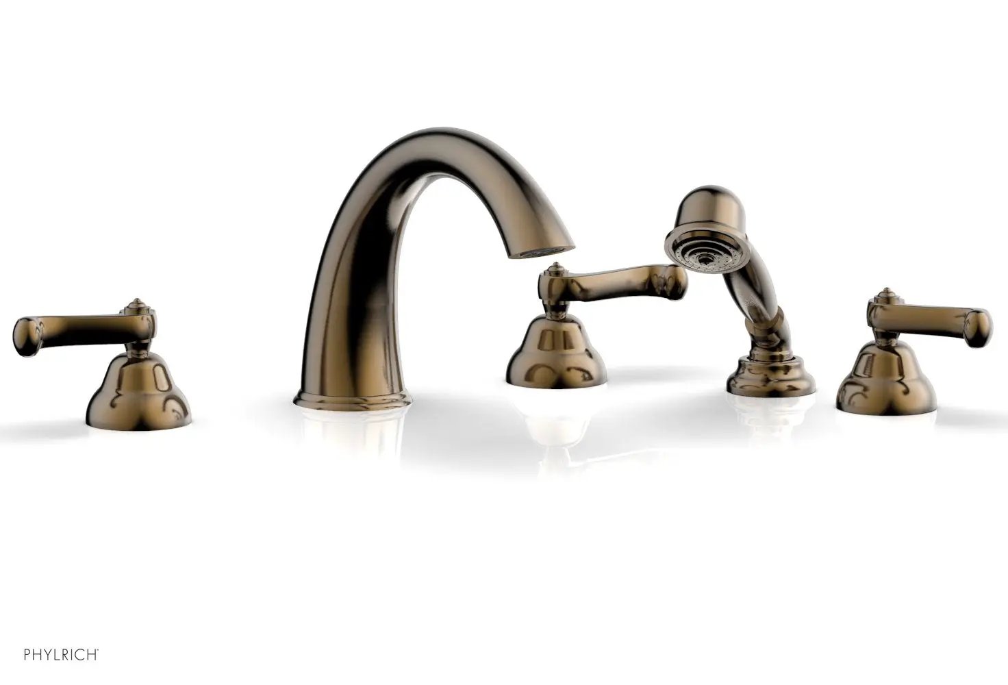 Phylrich REVERE & SAVANNAH Deck Tub Set with Hand Shower by Phylrich